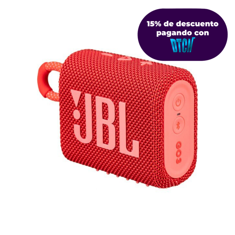 Parlante JBL GO 3 Portable BT - Rojo