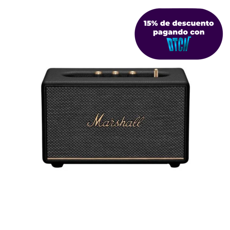 Parlante Marshall Acton III No portable Bluetooth - Negro