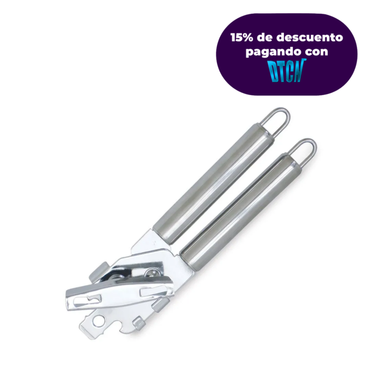 Abrelatas en acero inoxidable