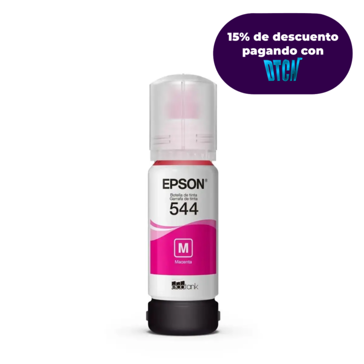 Botella de Tinta Epson Ecofit Color Magenta T544