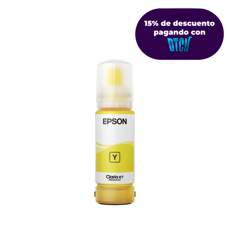 Botella de Tinta Fotográfica Epson Ecofit Color Amarillo T555