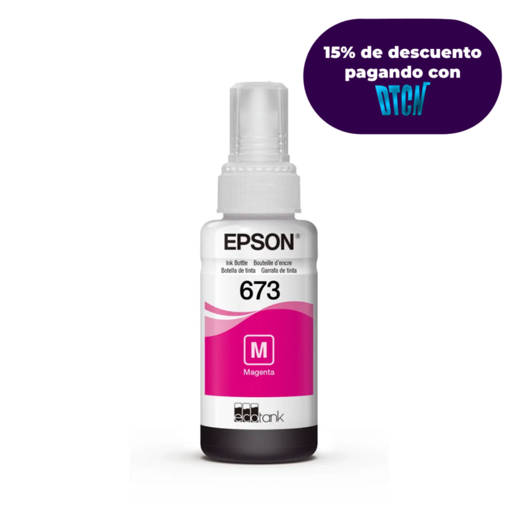 Botella de tinta EPSON Magenta T673