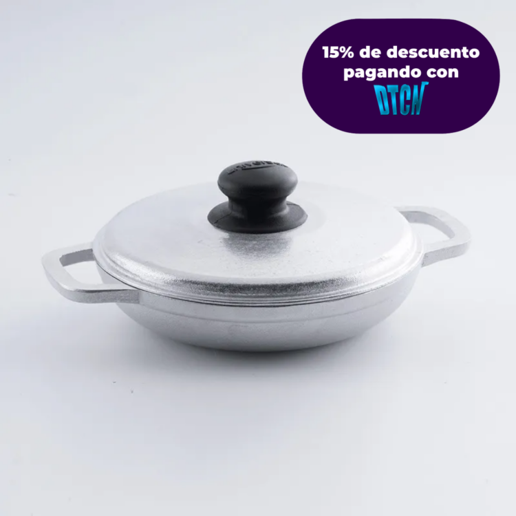 Cacerola fundida 14 cm tapa fundida