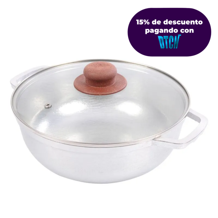 Caldero 22cm tv+pomo negro