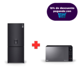 Combo Nevera -461lts -DoorCooling & Microondas - 25lts -Smart Inverter