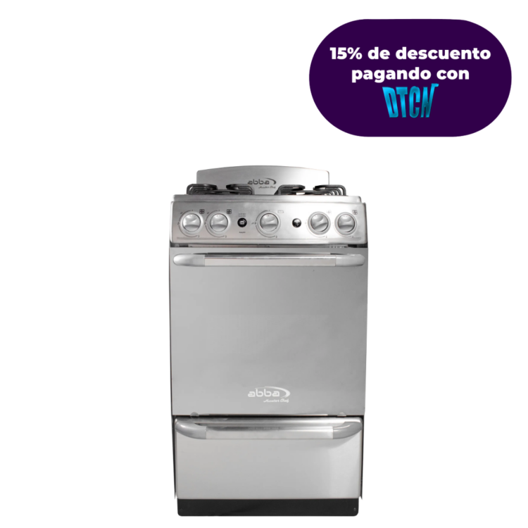 Estufa con horno a gas de 4 Puestos AB 201-5M GT PL