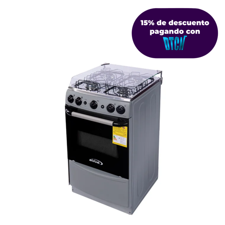 Estufa con horno a gas de 4 Puestos AB 201-6 GT