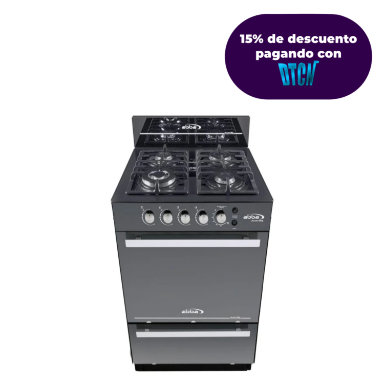 Estufa con horno a gas de 4 Puestos (AG 202-5 GT TC)