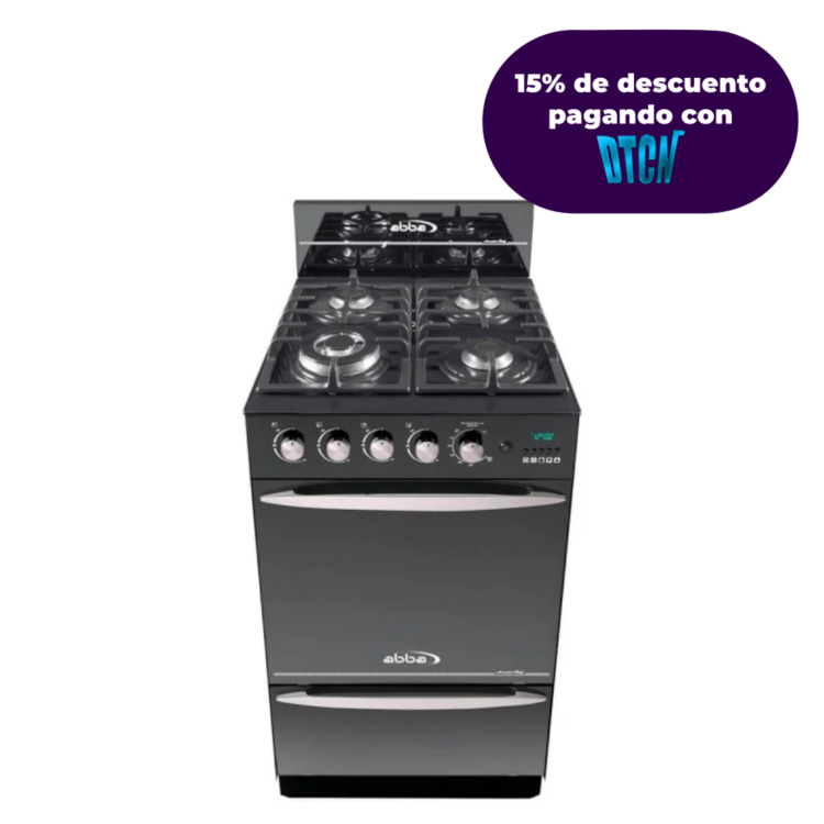 Estufa con horno a gas de 4 Puestos (AG 203-6 GT TC)