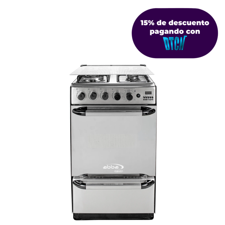 Estufa con horno a gas de 4 Puestos (AT 203-6 GT TC)