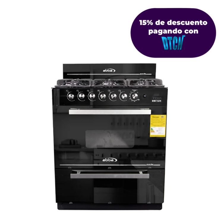 Estufa con horno a gas de 6 Puestos (RG 803-4 GT)