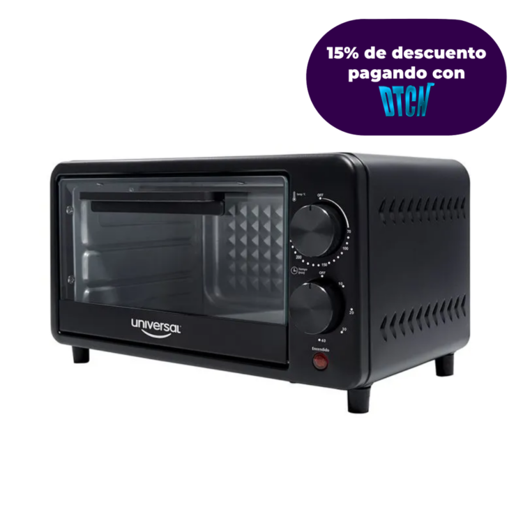 Horno Tostador UNIVERSAL con niveles de temperatura ajustables