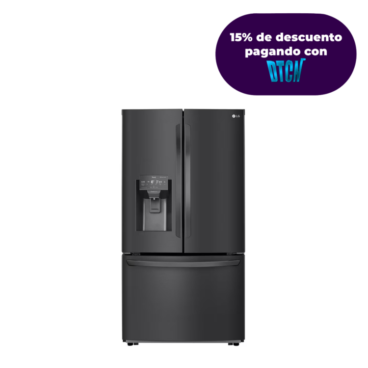 Nevecón Europeo - 793 lts - GM78SGT - Color Negro Mate - Door Cooling