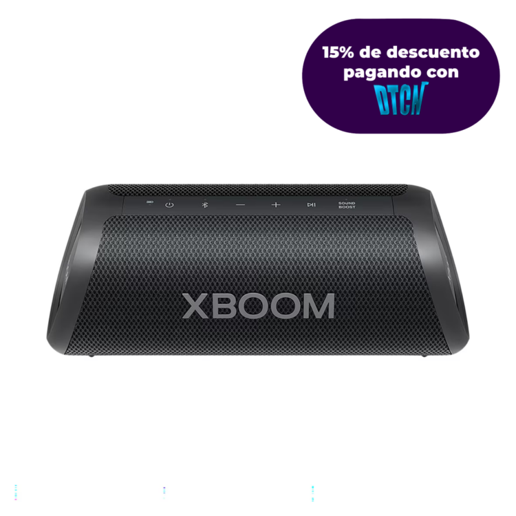 Parlante LG XBOOM Go XG5QBK - Iluminación LED batería hasta 24 horas