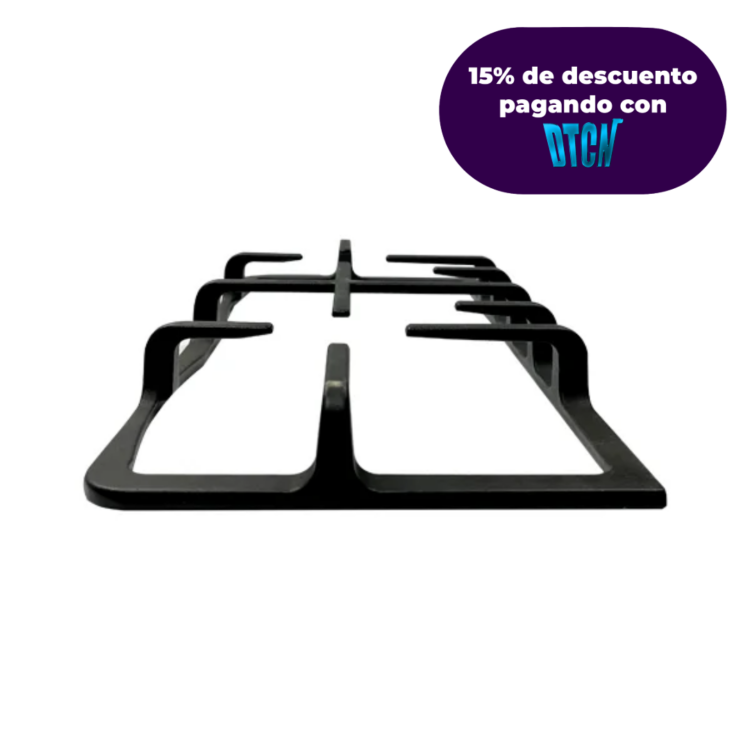 Parrilla Doble Hierro Fundido Asimétrica