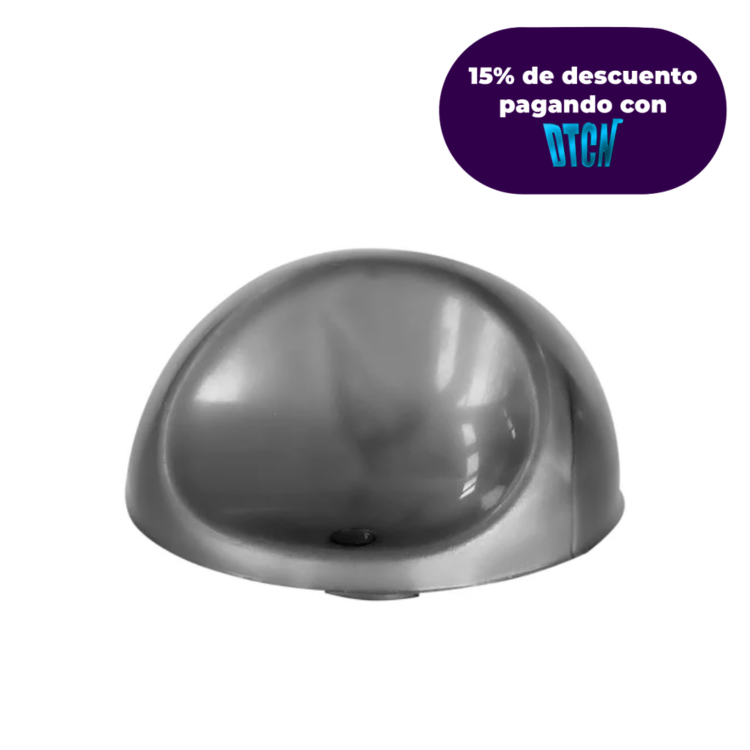 Perilla 31mm Silver Punto Rojo