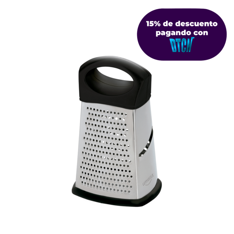 Rallador acero 25cm 4 caras