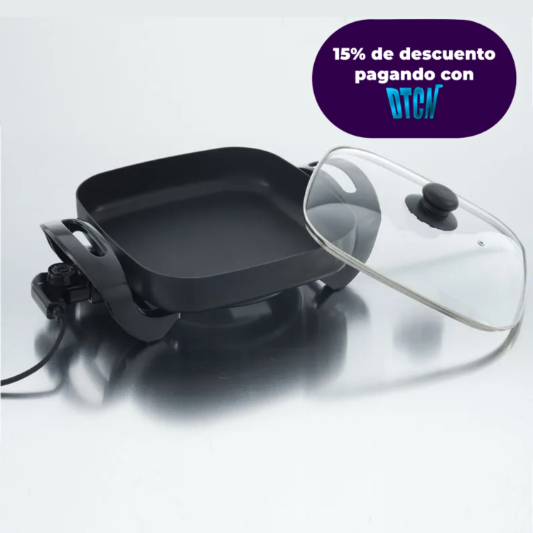 Sartén eléctrico 30 cm con tapa Universal