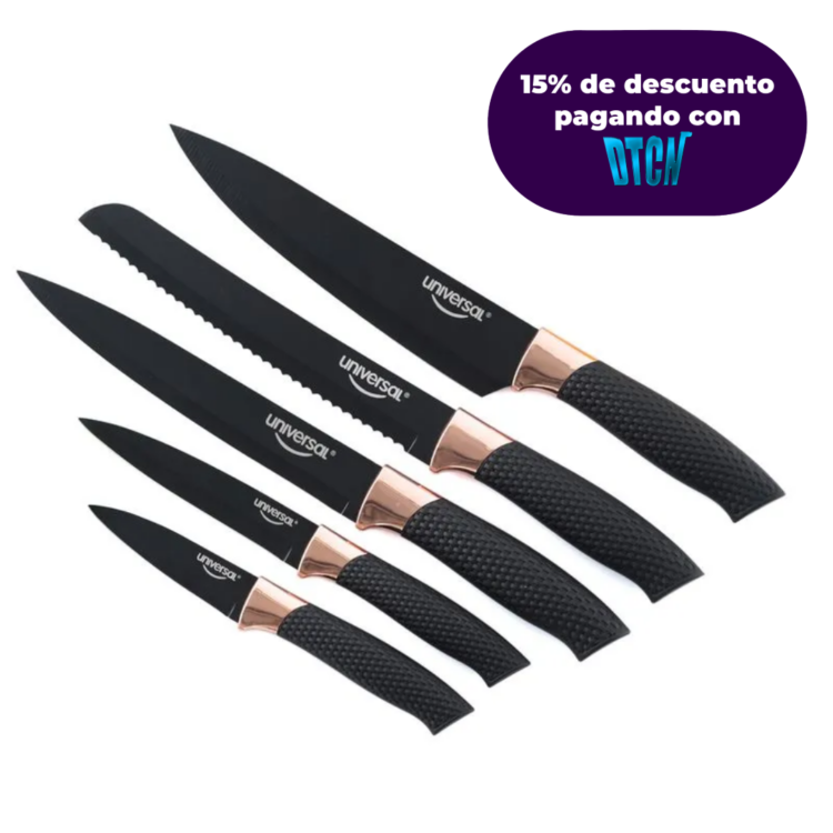 Set X 5 Cuchillos Niza