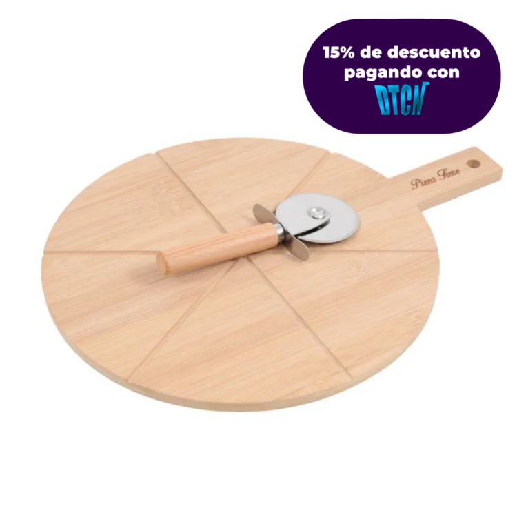 Set corta pizza + tabla UNIVERSAL