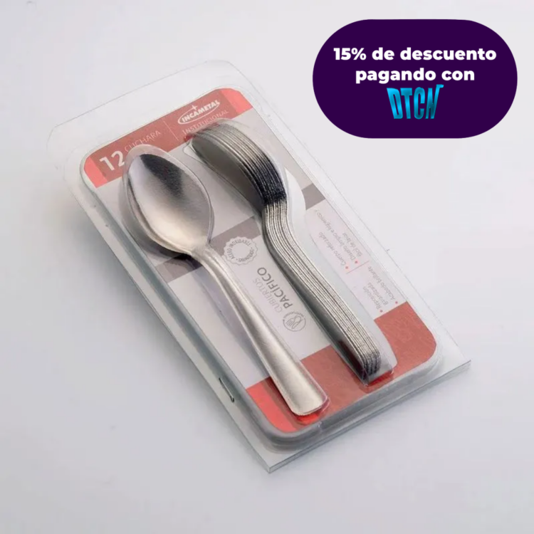 Set x 12 de cuchara sopa Pacífico