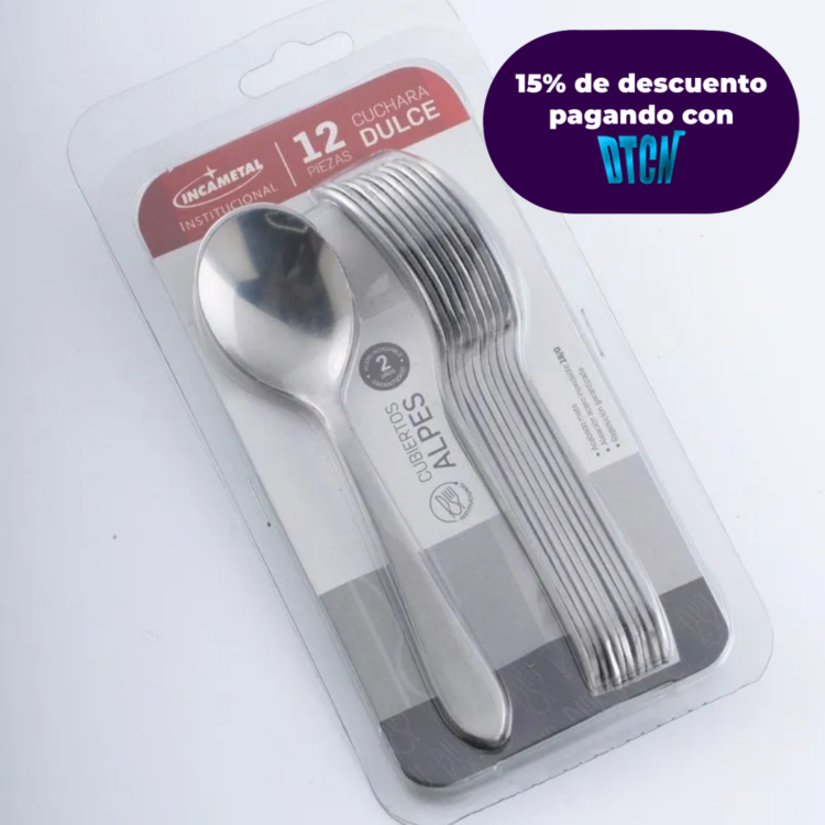 Set x12 de cuchara dulce Alpes