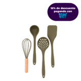 Set x4 Utensilios Cuarzo UNIVERSAL