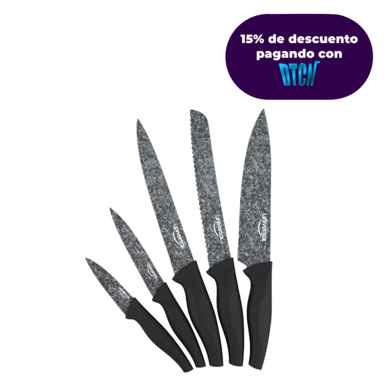 Set x5 Cuchillos Granito UNIVERSAL