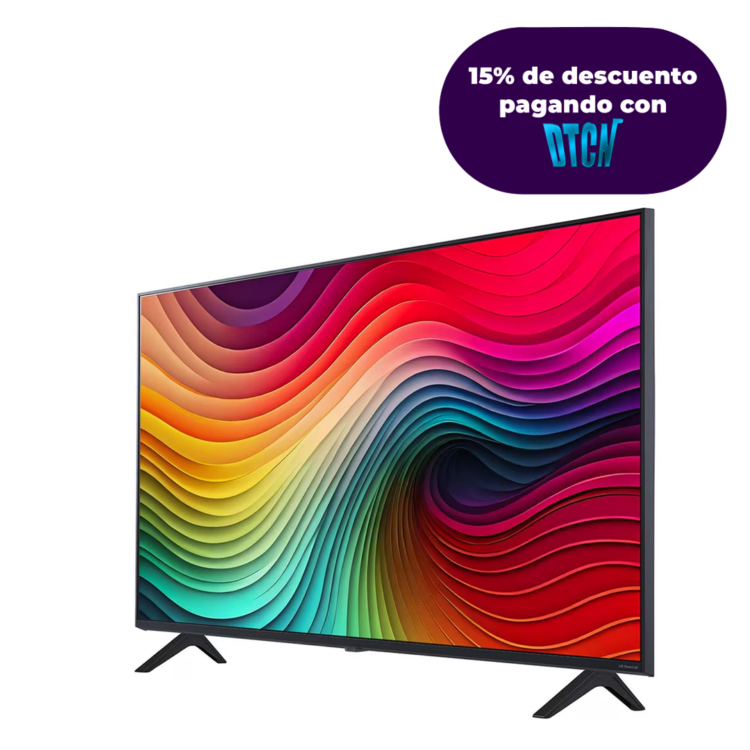 TV NanoCell 4K - 43NANO80TSA -Más de 160 canales gratuitos