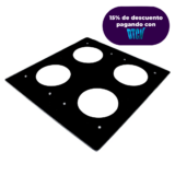 VIDRIO MESA COCINA 20″ (516×540) ABBA NEGRO
