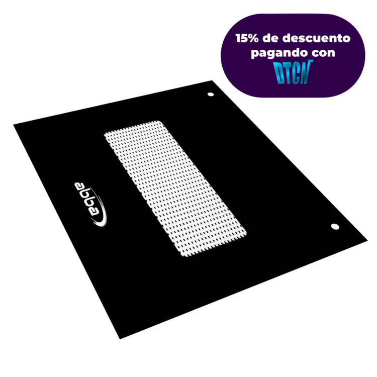 VIDRIO PUERTA HORNO ABBA 20″ NEGRO