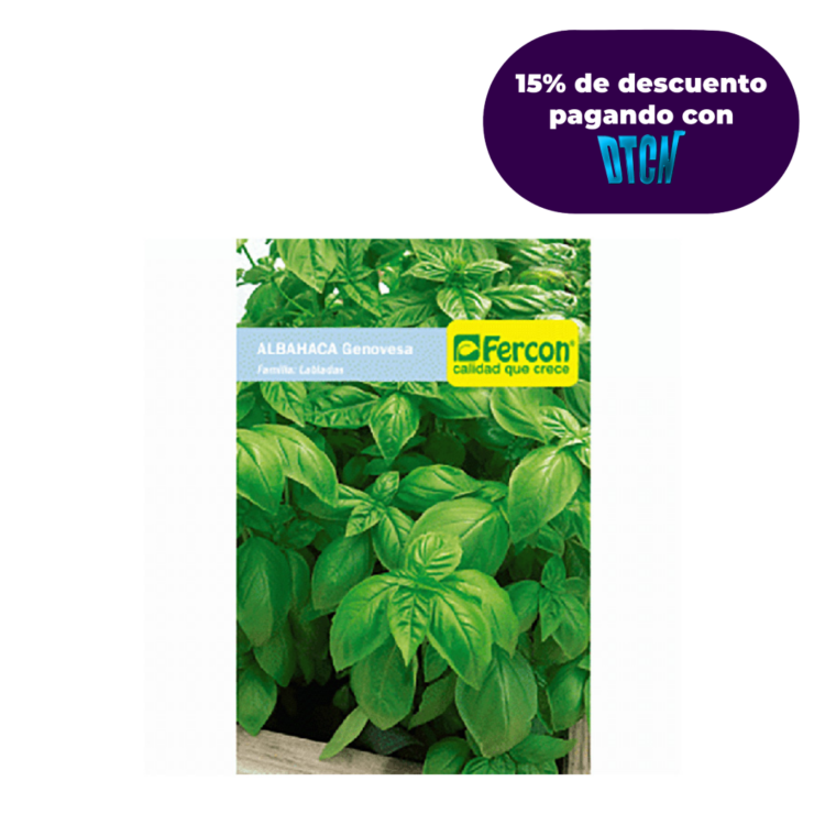 ALBAHACA GENOVESA X 0.5GR (SEMILLA)