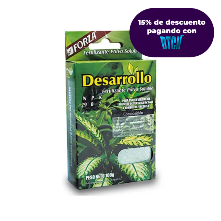 DESARROLLO FORZA SOLUBLE CAJA x 100 GR