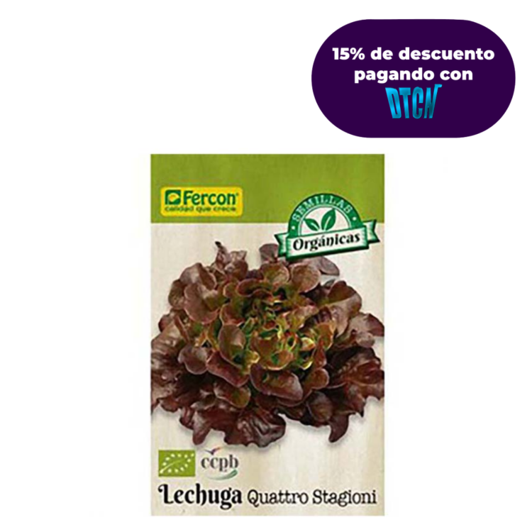 LECHUGA ORGANICA QUATTRO STAMGIONI BIO X 1GR (SEMILLA)