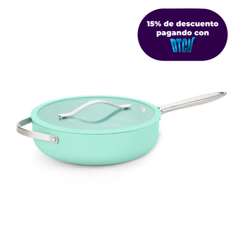 SARTEN CON TAPA DE VIDRIO MENTA