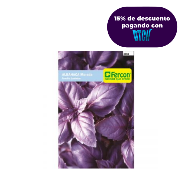 Semillas De Albahaca Morada Opalo X 0.5gr