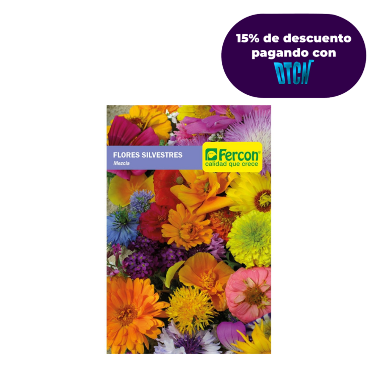 Semillas De Flores Silvestre Mezcla X 0.3gr