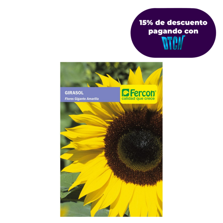 Semillas De Girasol De Flor Gigante X 4gr
