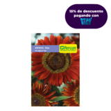 Semillas De Girasol Flor Gigante Roja X 0.5gr