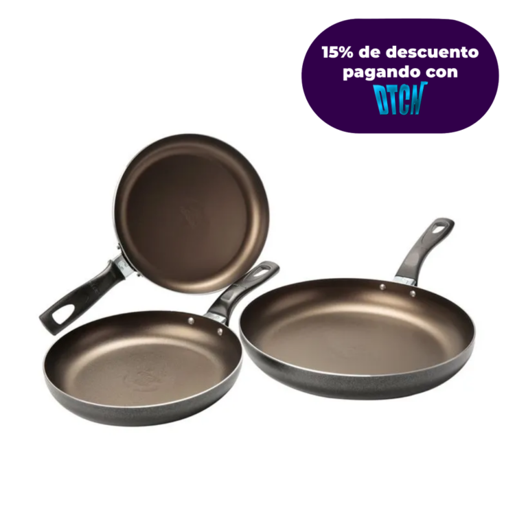 Set de Sartenes 18-20-24CM